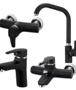 ست کامل شیرآلات کاویان مدل آنیتا مشکی