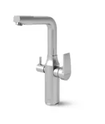 شیر ظرفشویی دو منظوره شودر مدل یونیک پلاس کروم مات