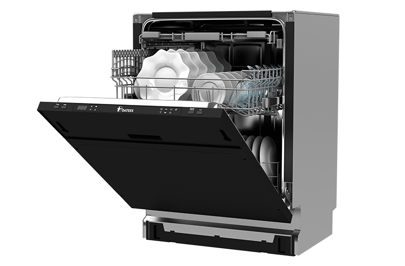 ماشین ظرفشویی توکار داتیس مدل DW-330 با درب شیشه ای