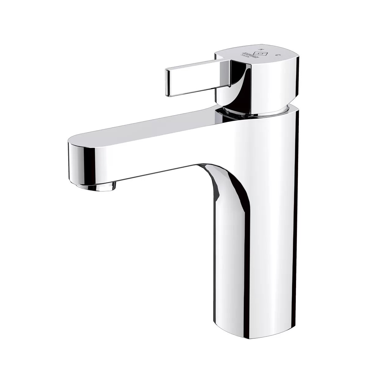 شیر روشویی اهرمی کاویان مدل ساتین کروم