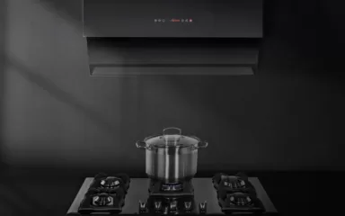 ست مشکی هود و گاز ایلیااستیل