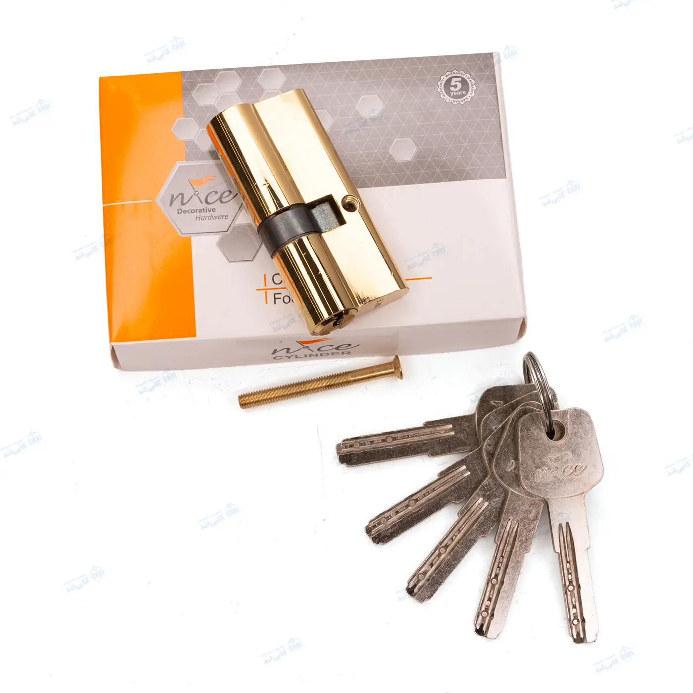 توپی (سیلندر) سوئیچی ۷ سانت نایس N985 طلایی