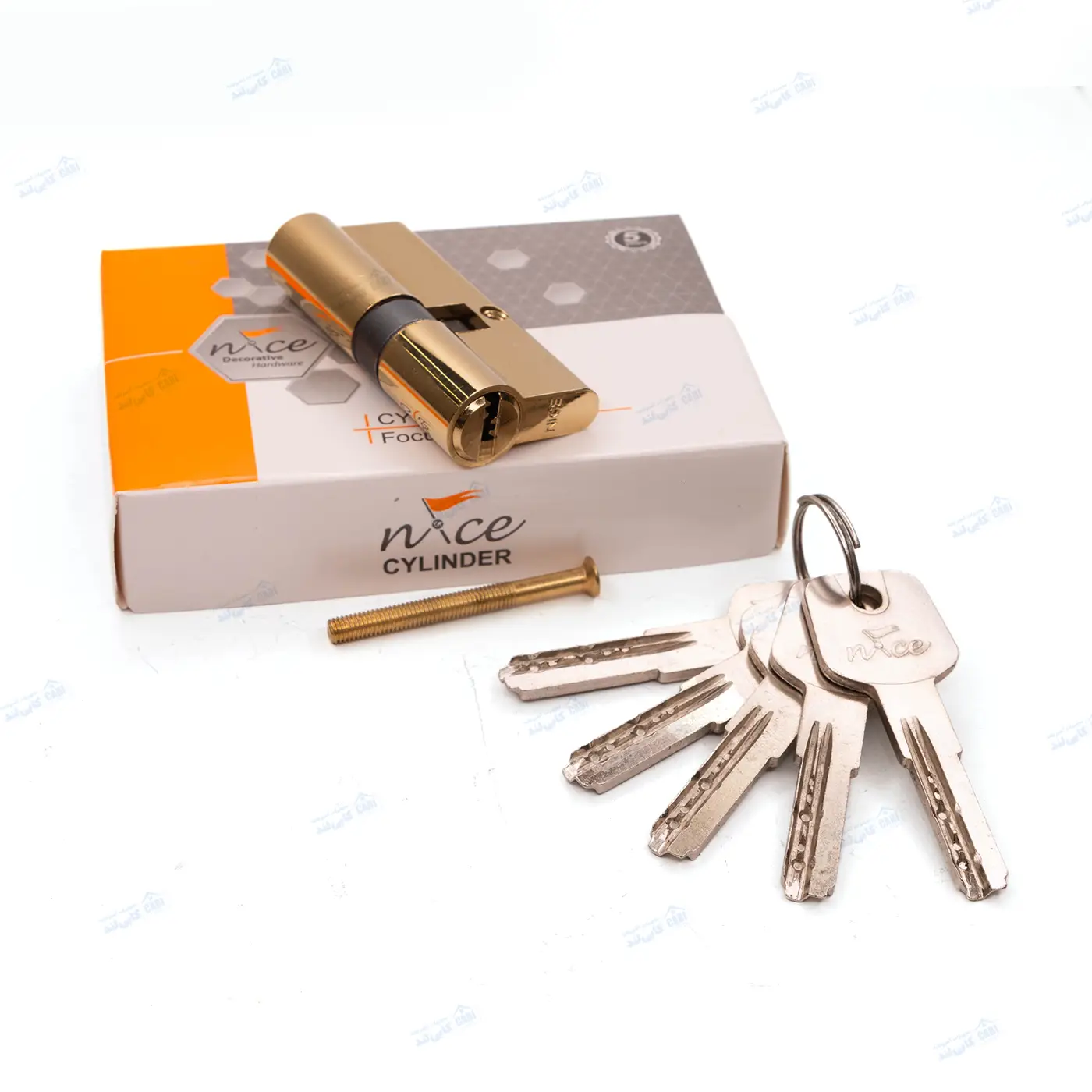 توپی (سیلندر) سوئیچی ۷ سانت نایس N985 طلایی