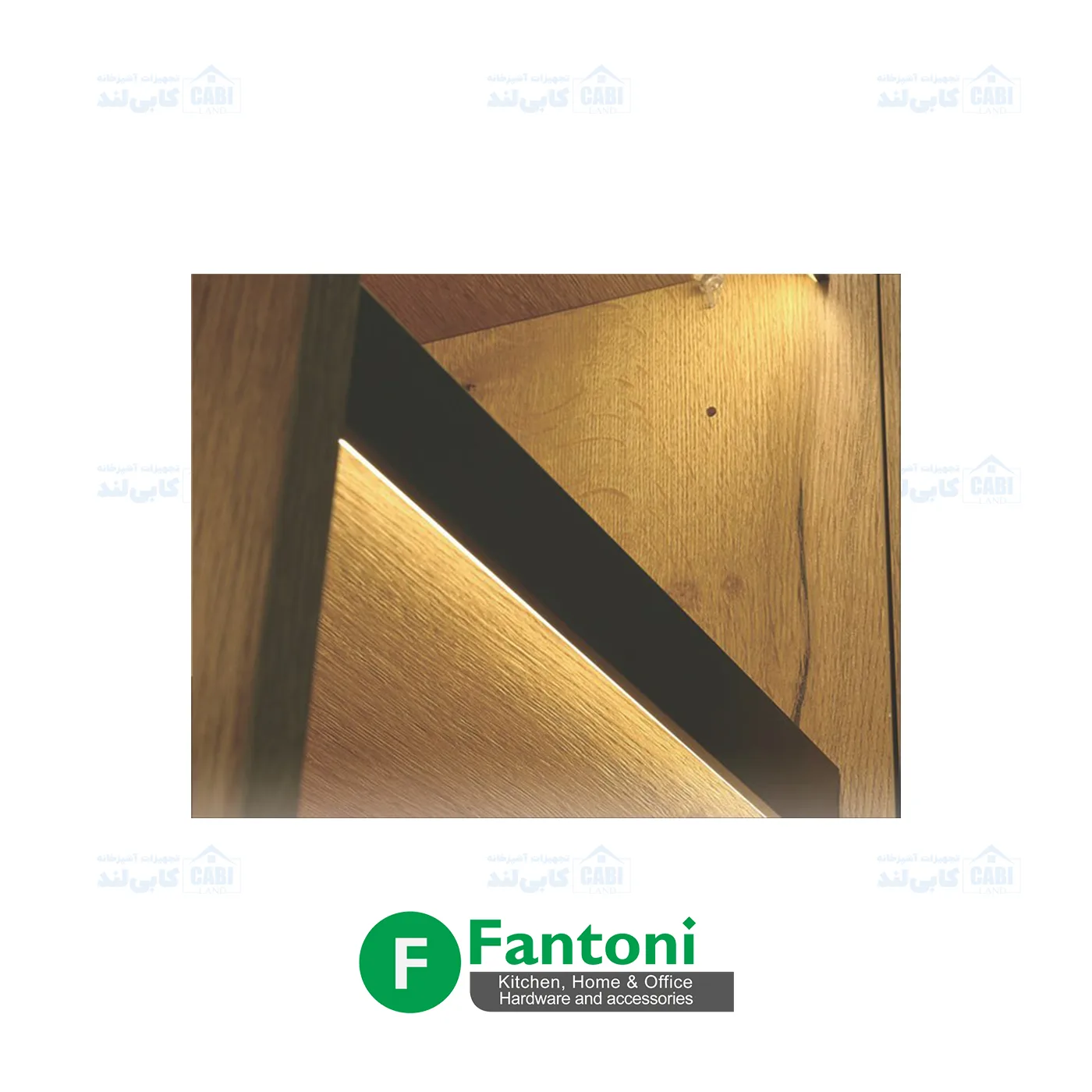 چراغ LED داخل کمد و کابینت جهت جلوی شلف چوبی سایز 60 تا 120 فانتونی N583 تا N585