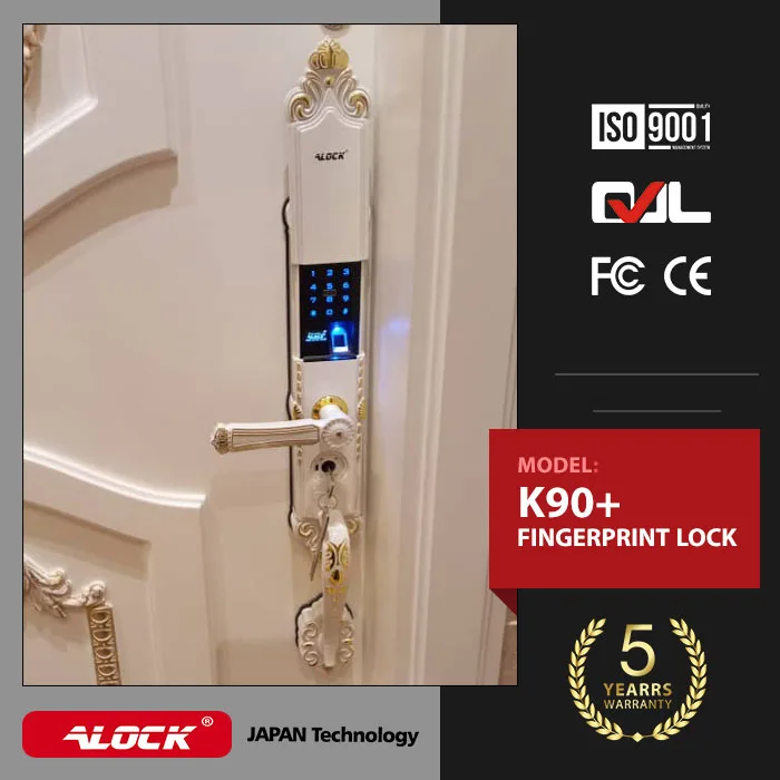 قفل اثر انگشتی دیجیتال ALOCK مدل K90+ White