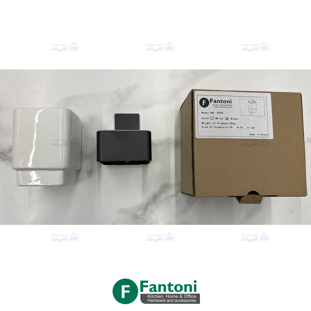 هولدر لیوانی جای مسواک و خمیر دندان سرامیکی سری C فانتونی S028