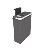 سطل زباله درب آویز (4 لیتری) مدل 3691 پلاتین