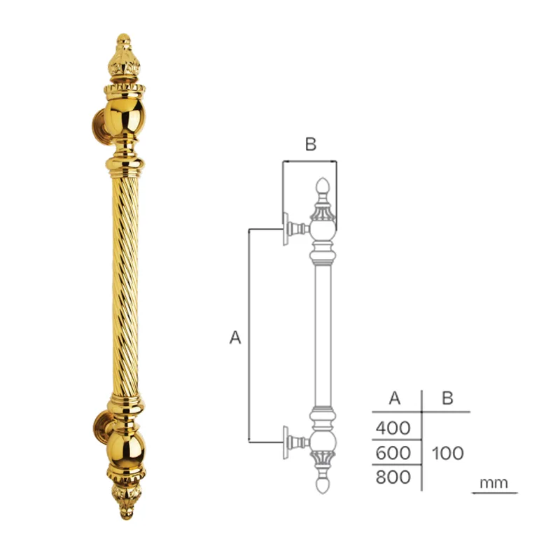 دستگیره ورودی ایستاده سری 80PH تیک TIK
