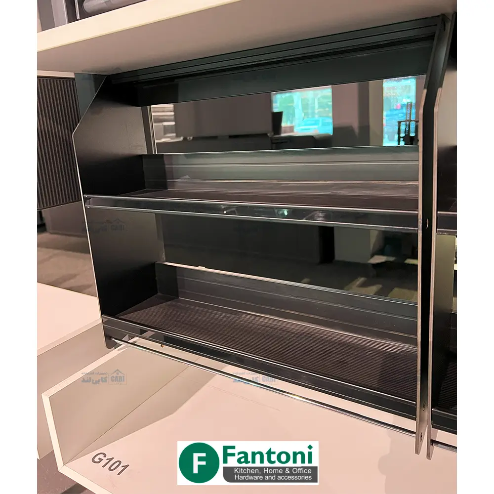 رک بین کابینتی جای ادویه با عرض 450mm فانتونی G101