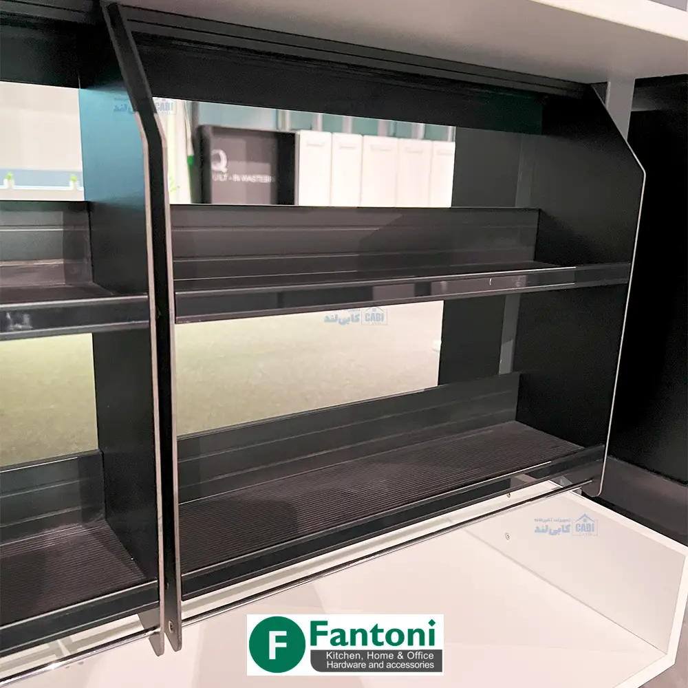 رک بین کابینتی جای ادویه با عرض 450mm فانتونی G101