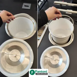 سطل چند منظوره توکار آشپزخانه ارتفاع 255mm فانتونی Q101