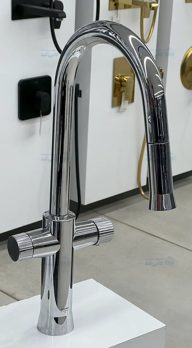 شیر آشپزخانه شاوری دومنظوره شودر مدل هاربر