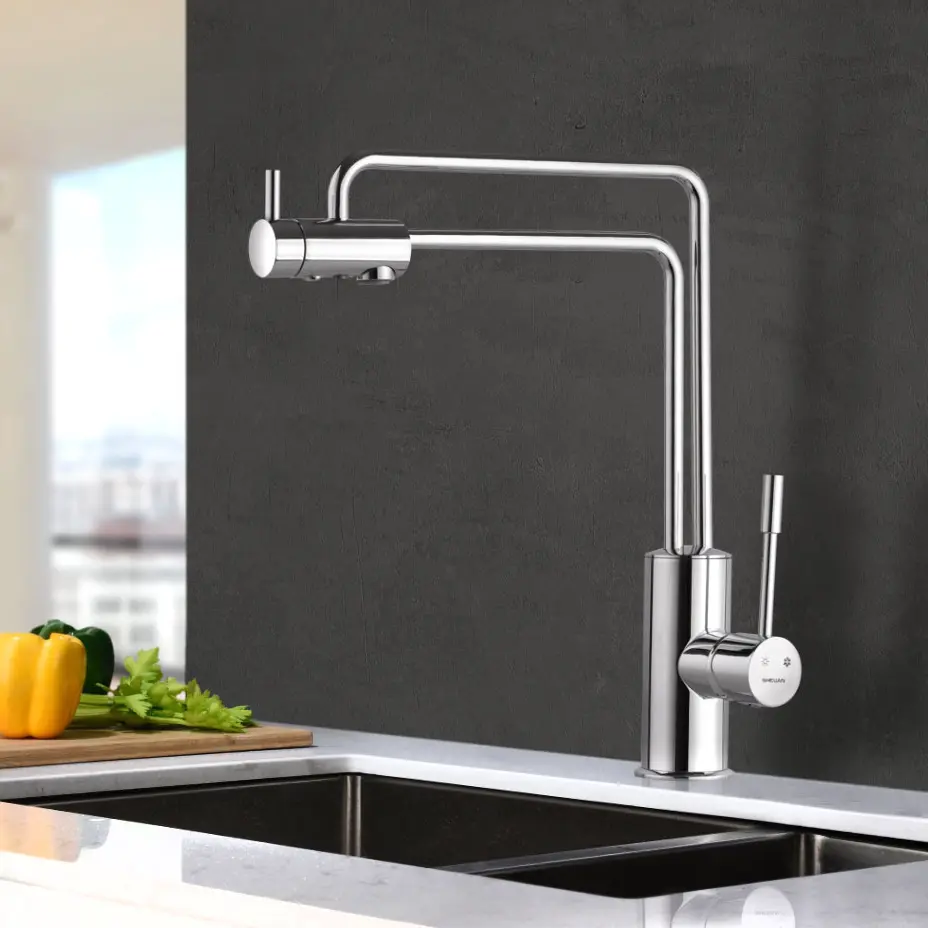 شیر آشپزخانه دو منظوره شوان مدل لوسید