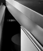 پروفیل لبه درب مشکی آنودایز فانتونی