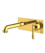 شیر روشویی توکار یک تکه شودر مدل زیگموند طلایی