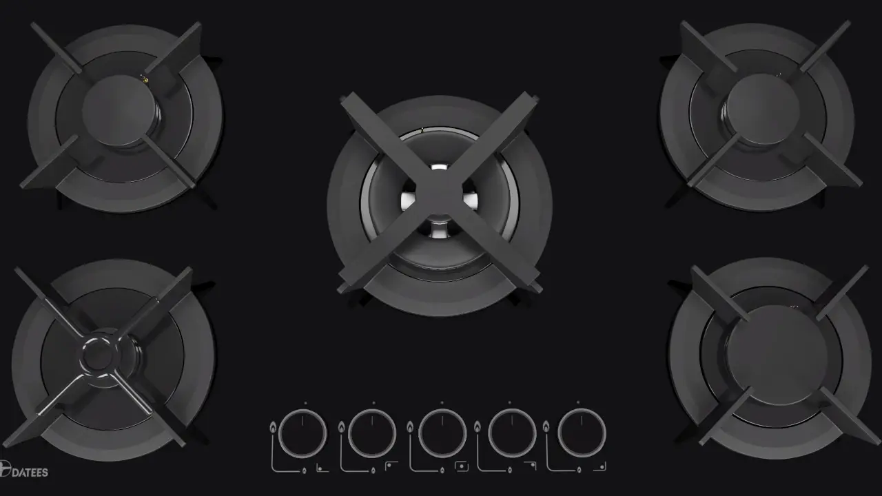 اجاق گاز شیشه ای داتیس مدل DG-565