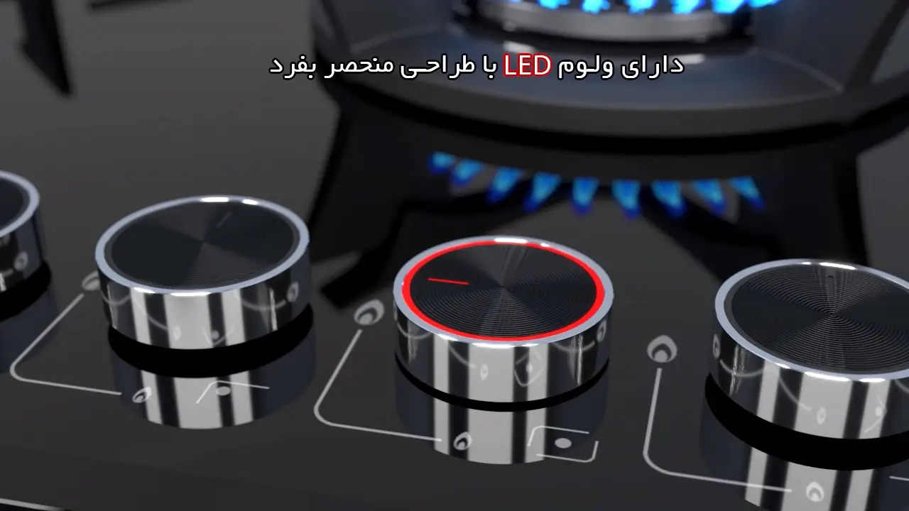 اجاق گاز شیشه ای داتیس مدل DG-565