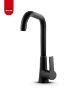 شیر ظرفشویی آشپزخانه شیذر مدل ونیز مشکی مات