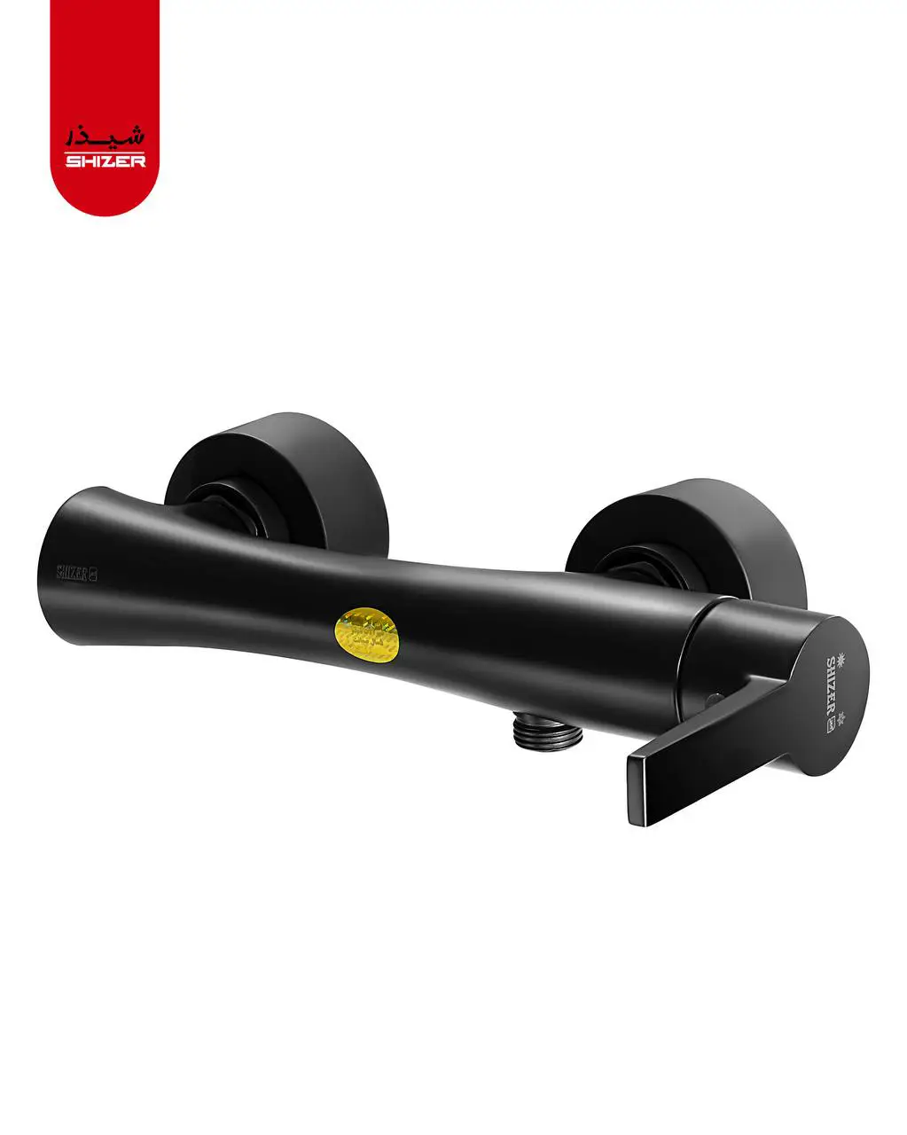 شیر توالت شیذر مدل ونیز مشکی مات