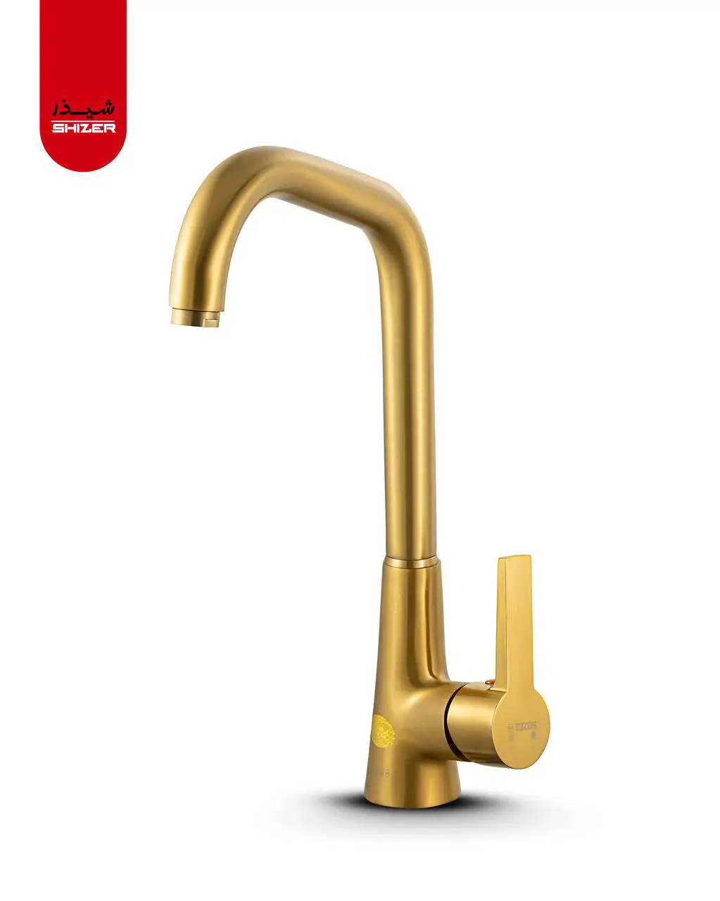 شیر ظرفشویی آشپزخانه شیذر مدل ونیز طلا مات