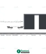 مکانیزم سوئیول تک درب چوبی ساختمانی فانتونی K232