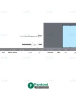 لولا محوری پروفیل آلومینیوم دوجداره یک دوم فانتونی K823
