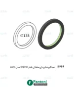 دستگیره دایره ای مشکی قطر 135mm مدل Zeno فانتونی K999