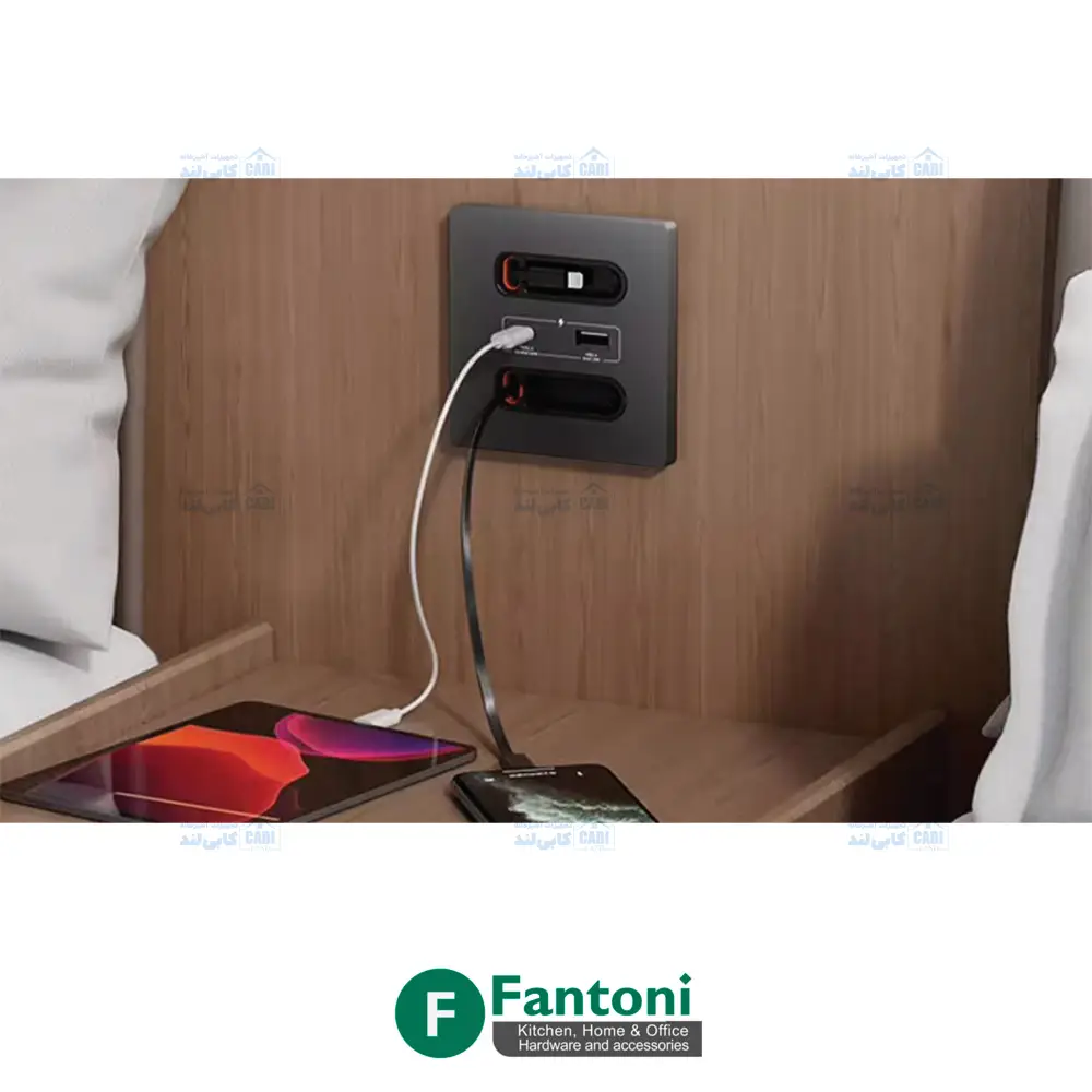 هاب شارژر همراه با کابل 800mm مدل TENO فانتونی N369