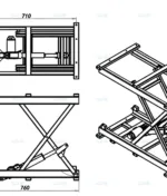 جک لیفت آپ برقی چند منظوره قابل تنظیم فانتونی T480
