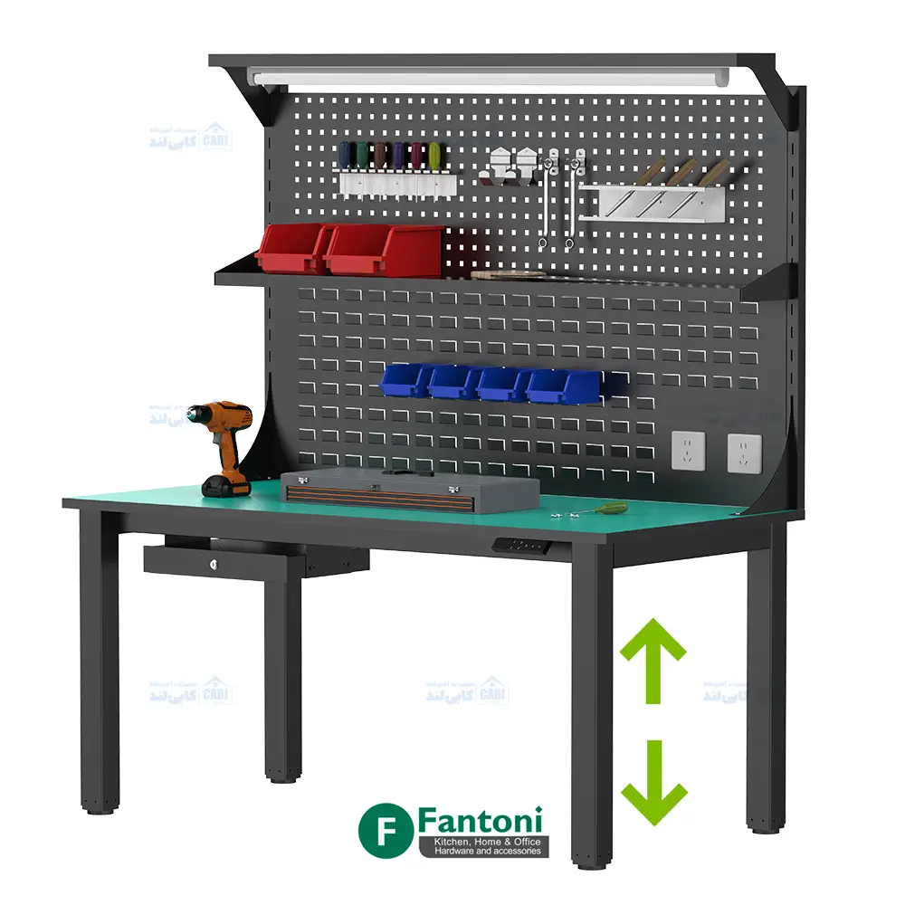 میز کار و ابزار برقی پایه قابل تنظیم فانتونی T500