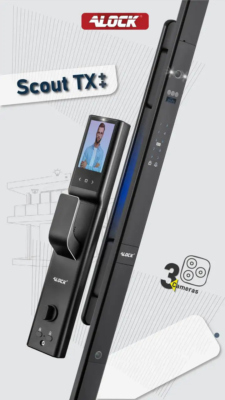 دستگیره فول آپشن سه دوربین ALOCK مدل ++Scout TX