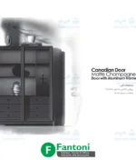 پروفیل دستگیره و درب کمد و کابینت مدل کانادین استایل فانتونی i290 تا i295